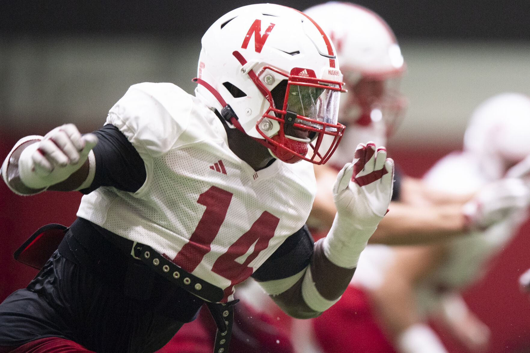 NU football practice, 8.8